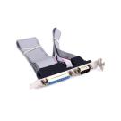 DB9 DB25 Serial Port Parallel Port on Bracket