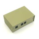 RJ45 AB 2 Way Switch Box Rotary Manual Network Disconnect