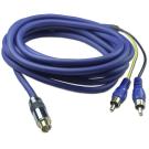 SVHS SVideo 4PIN MINI M to DUAL RCA 10FT Cable