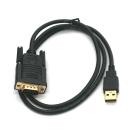 USB-A to DB9-Male Serial Port Adapter Prolific GT Chipset 3FT