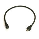 USB Micro-5 Pin Male to USB Mini-5 Pin Male Cable 12 Inch