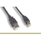 USB Printer Cable 6ft High Speed A-B Male Cord  HP Canon Epson Dell